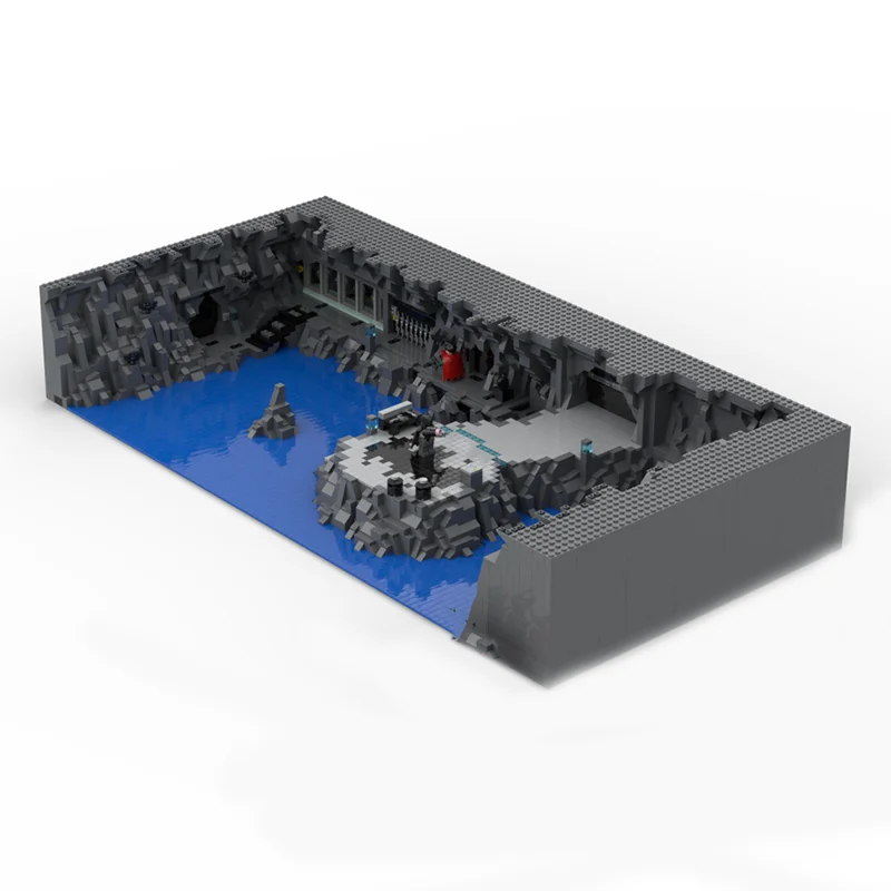 6353 قطعة MOC Batcave سوبر أبطال DCD نموذج اللبنات العمارة لتقوم بها بنفسك هدية الكريسماس فكرة اللعب التعليم الطوب عيد ميلاد #4