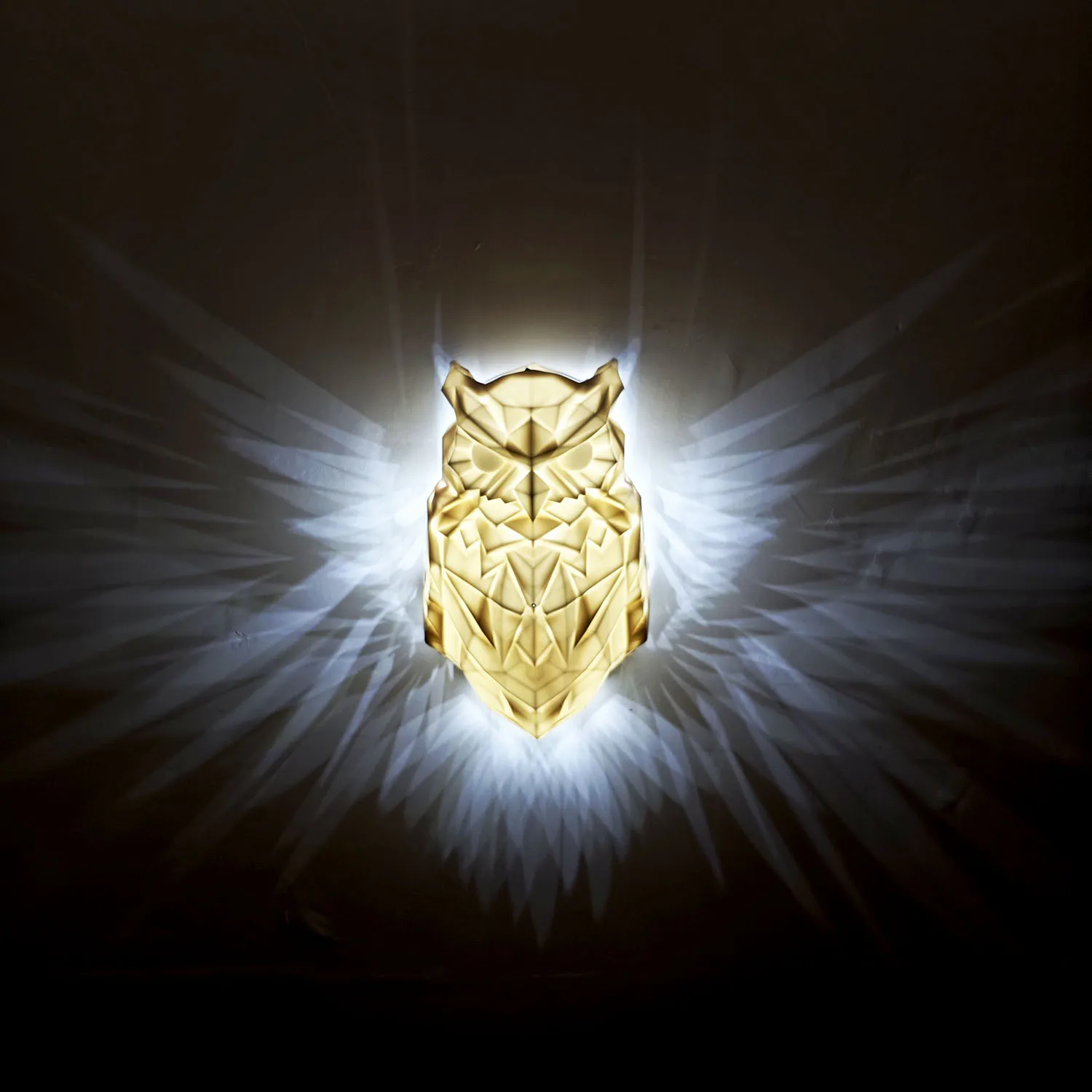 eagle Xmas Owl Shape Wall Lamp Funny Halloween 3D Print Projector Modern Lights Body Animal Lighting Lustre ABS Light source