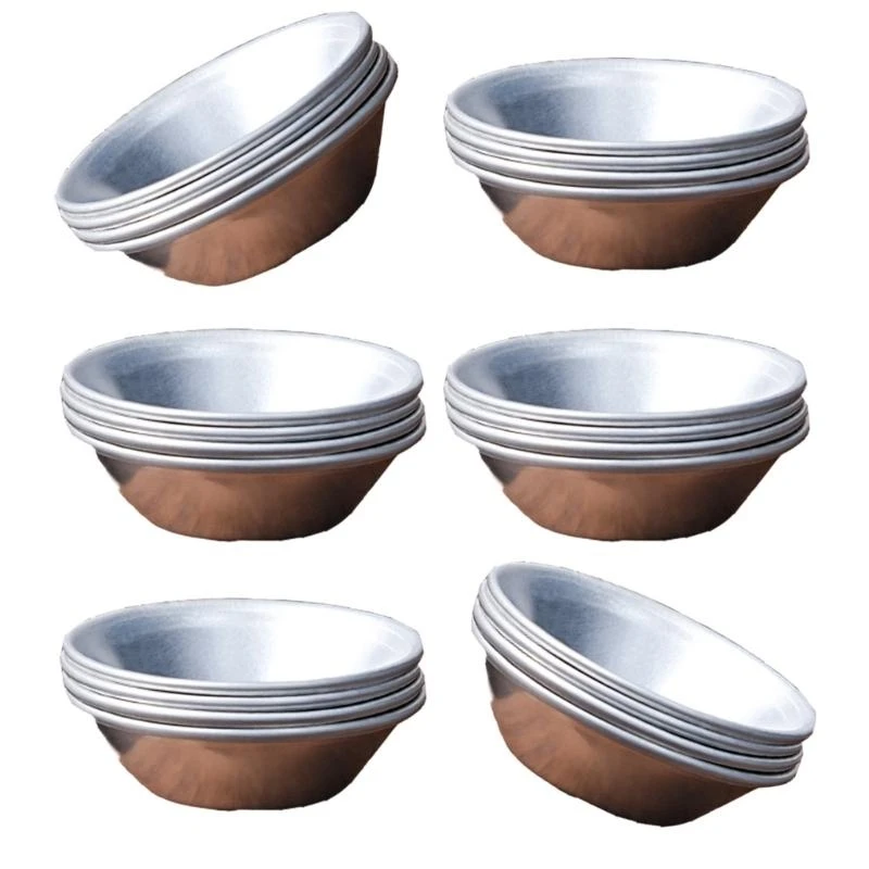 

J0MC 24Pcs Eggs Tart Molds Small Cupcakes Cake Muffins Cookie Molds Baking Tool