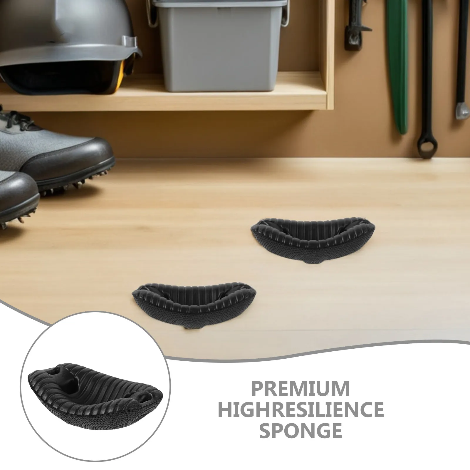 

2Pcs Ice Hockey Chin Guard Pad Ergonomic Sponge Cushion Chin Protector for Football Hockey Player Sports Safety Cushion