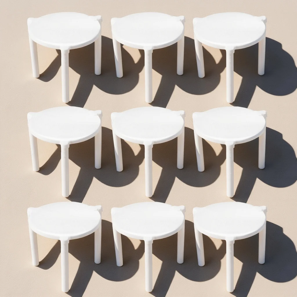 

100pcs Plastic Tripod Stack Pizza Saver Stand for Takeout Boxes White Food Support Frame Baking Accessory Restaurant Supply NEW