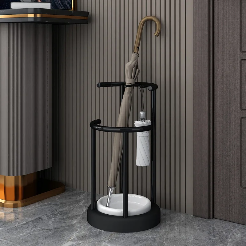 Office business convenient umbrella stand modern minimalist household door drain stand European light luxury storage artifact