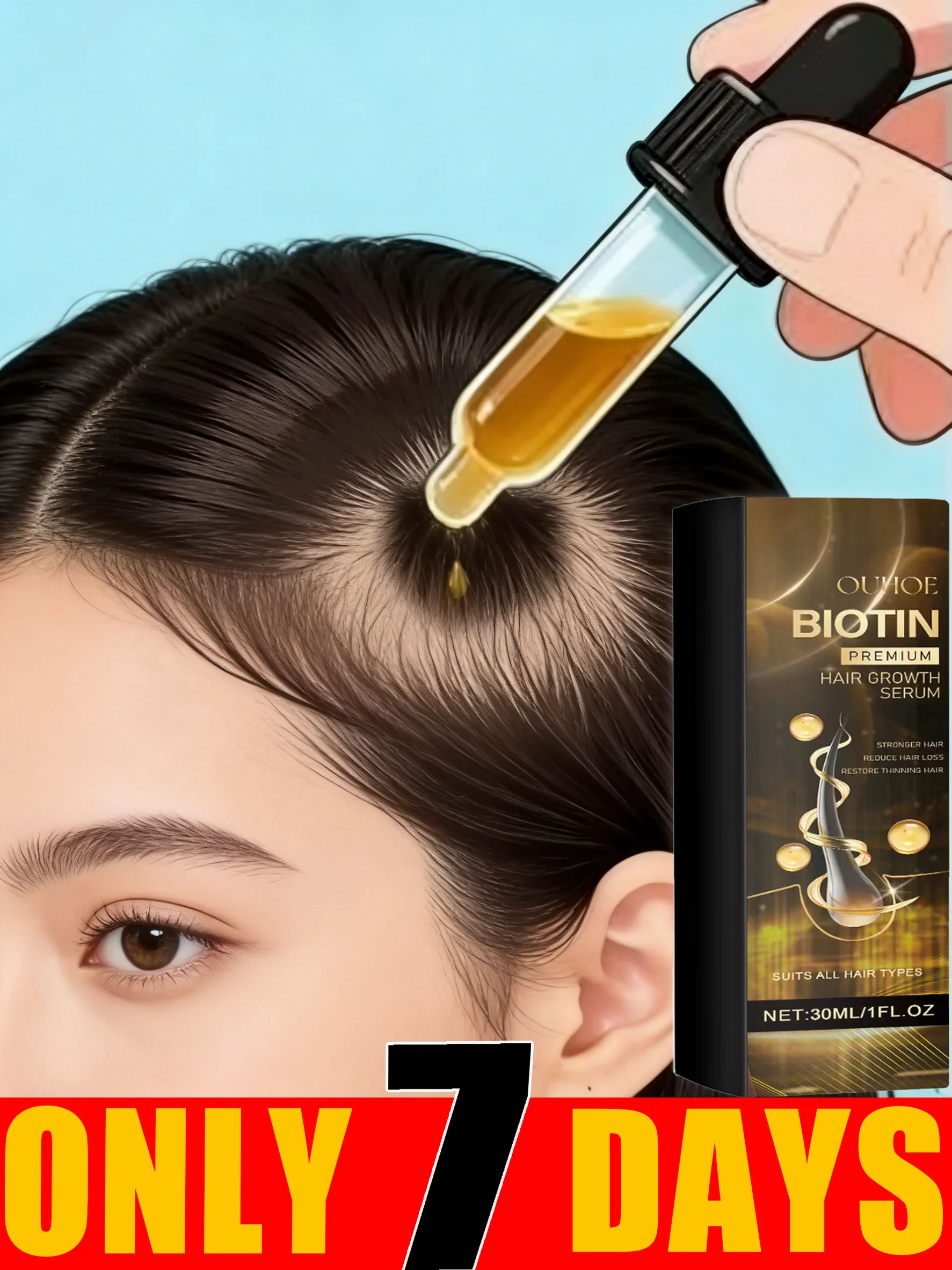 

Let you have a perfect image and live with confidence Anti-hair Loss Essence Promotes Hair