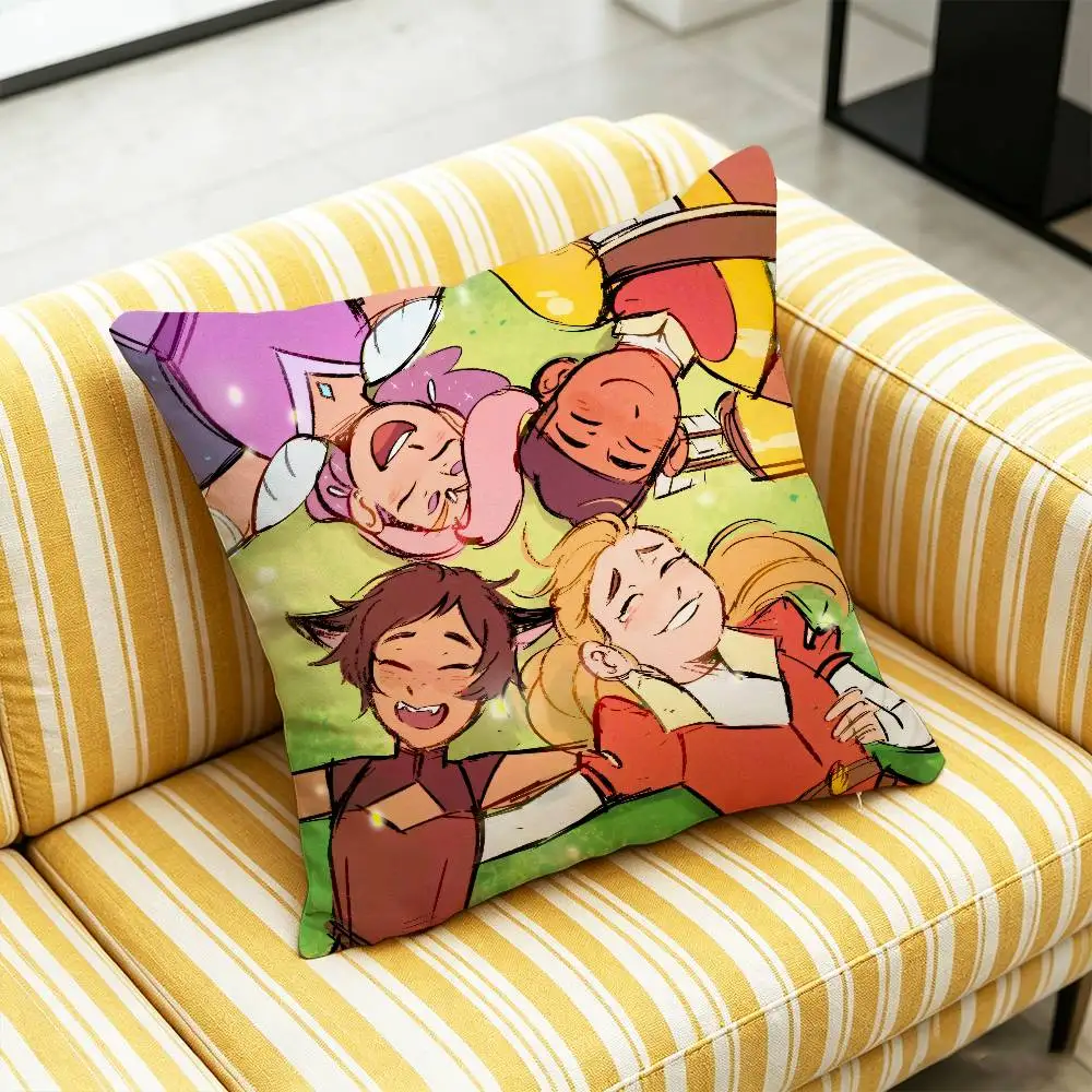 Custom Gift Decorative For Catradora Adora Catra Throw Pillow Cover Case Pillowcase Accent Cushion Covers