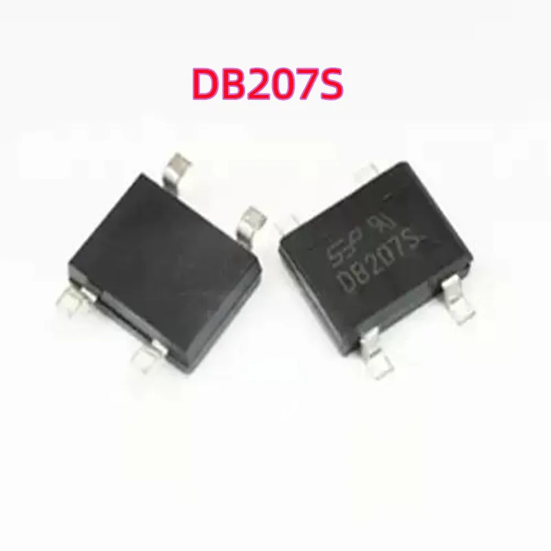 (10PCS) New DB207 DB207S Diode Bridge Rectifier 2A 1000V Rectifier Bridge SMD SOP-4 DB207S