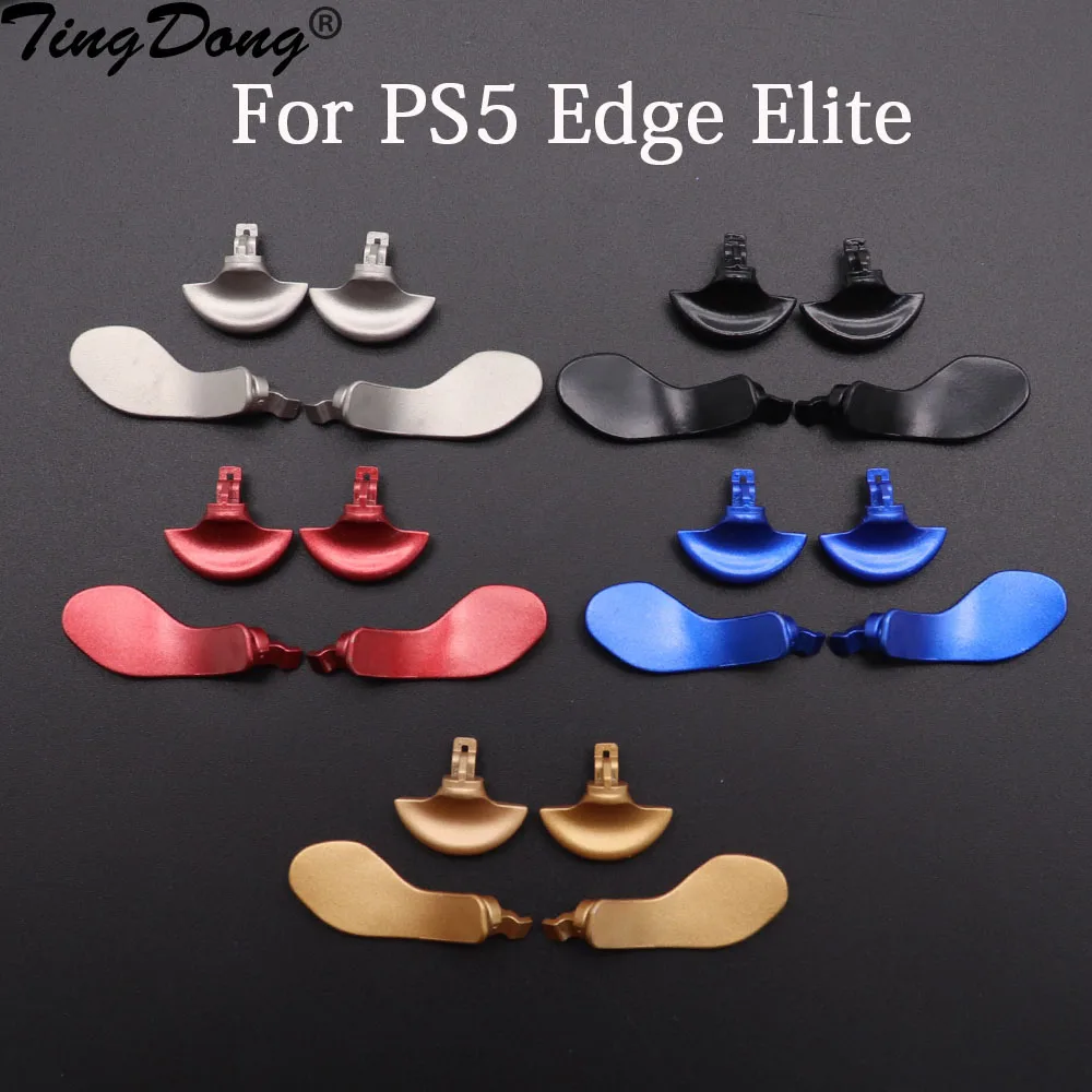 4 in 1 Für PS5 Edge Elite Griff Metall Zurück schlüssel Für PS5 Elite Controller Griff Ersetzen Zubehör