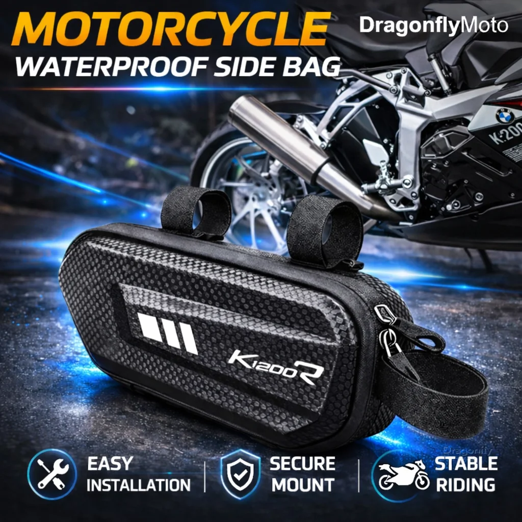

Большая вместительная боковая сумка для мотоцикла BMW K1200R K1200S K 1200 R K 1200R, водонепроницаемая многофункциональная сумка для хранения, подвесная сумка