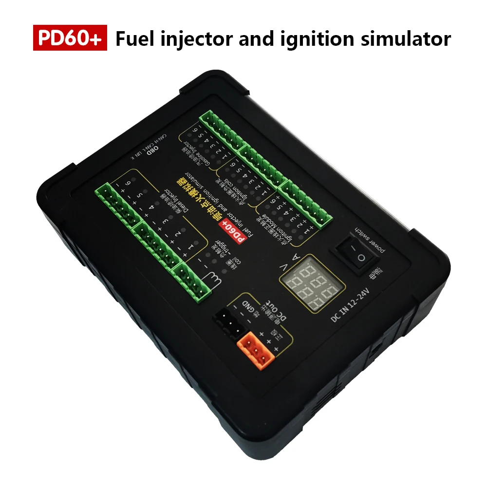 New Pro Version PD60+ Car ECU Computer Maintenance Testing Diagnostic   Injector Ignition Coil Simulator