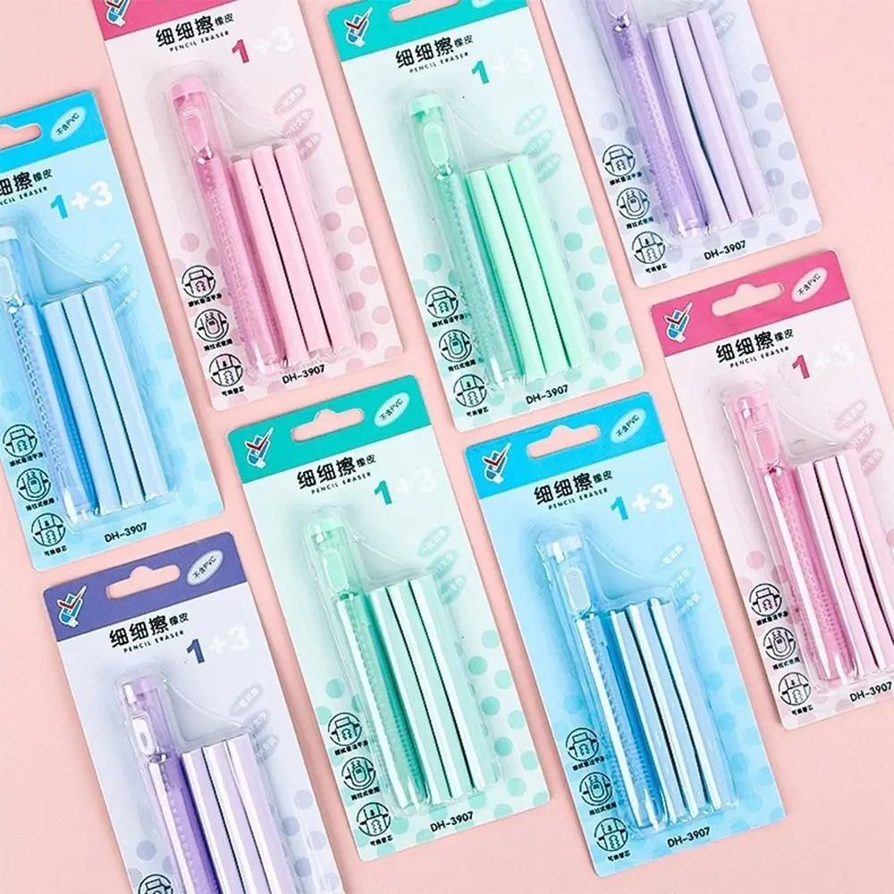 High Quality with Replaceable Core Push-out Eraser Push-out Type Retractable Pencil Rubber Retractable Eraser Home/Office