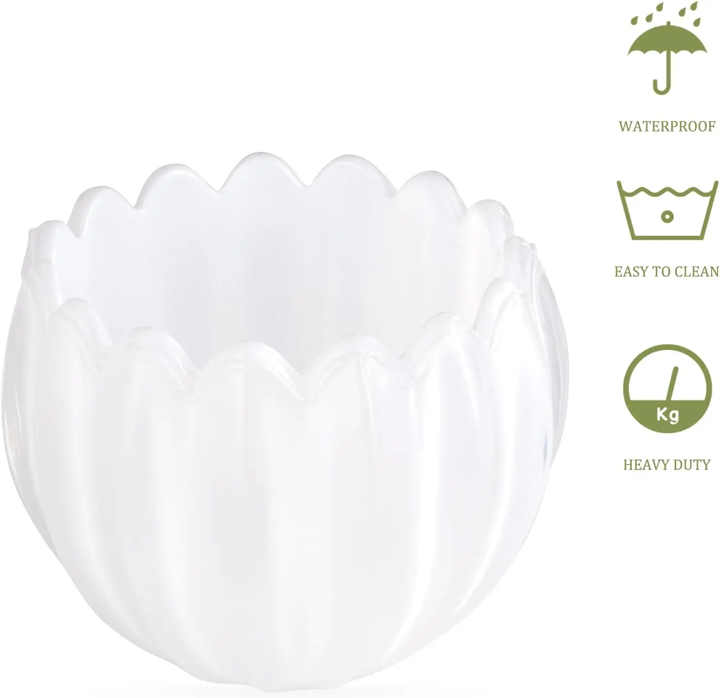 1 Pack，Pure Color Glass Lamp Shade, Tulip Shape Replacement,  Suitable for Wall and Pendant Lights,