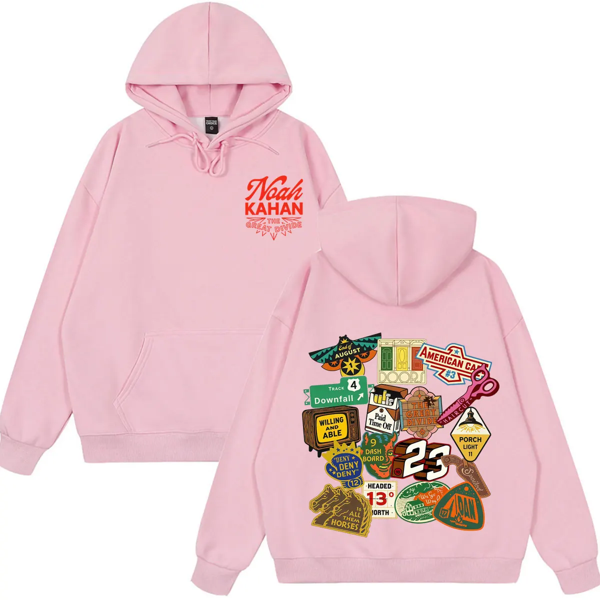 Noah Kahan The Great Divide Tour 2026 Grafik-Hoodie für Herren und Damen, Vintage-Pullover, Langarm, lockerer Schnitt, lässiger Hip-Hop-Sweatshirt – Detail 4