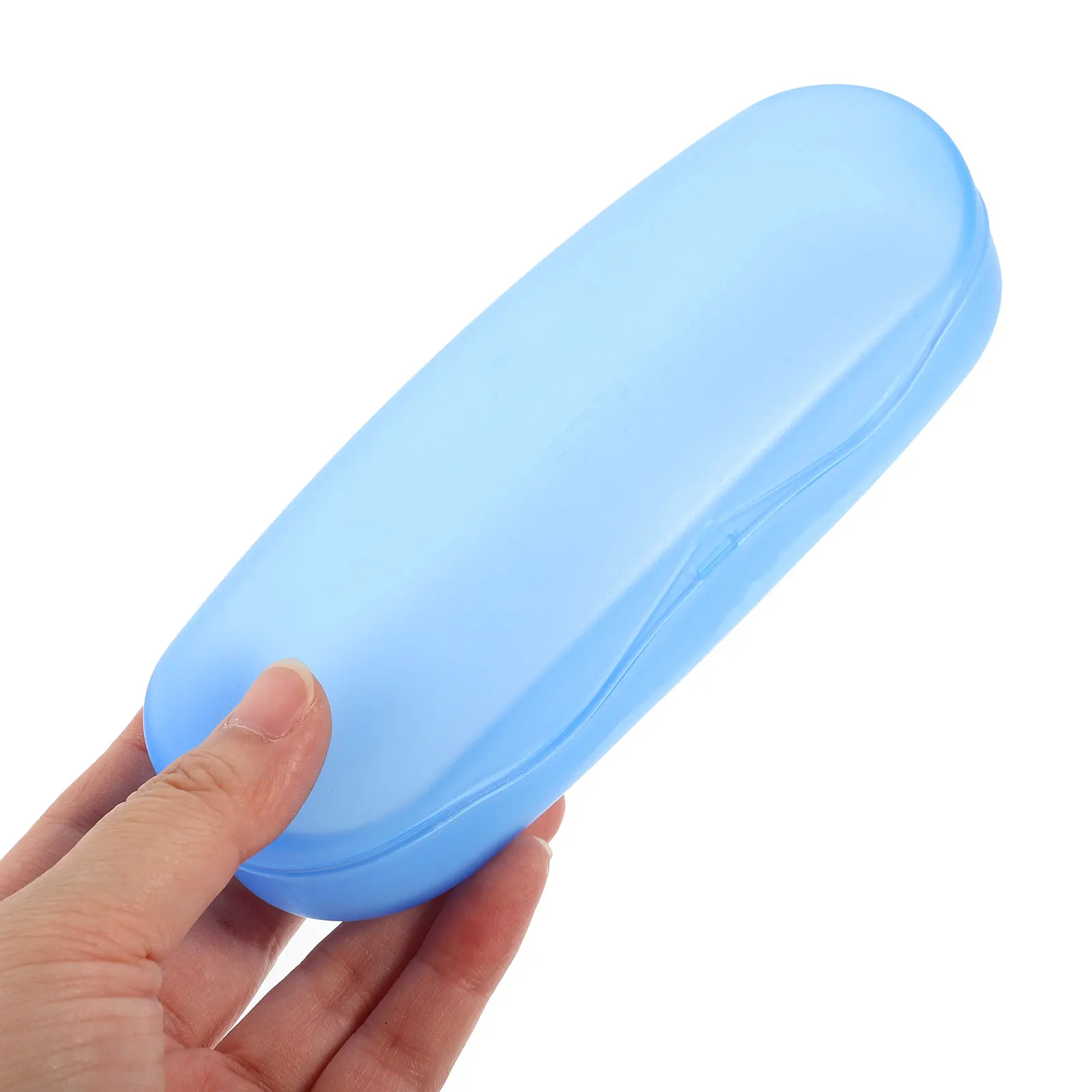 

5pcs Eyeglasses Case Plastic Clear Portable Storing Travel Hard Shell Durable Lightweight Scratch Protection Gifts Sunglasses