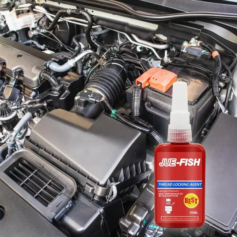 Thread Locker Red 243 Oil Tolerant Red Screw Glue Screw Lock Anaerobic Adhesive Thread Locking Agent Threadlocker Loctite