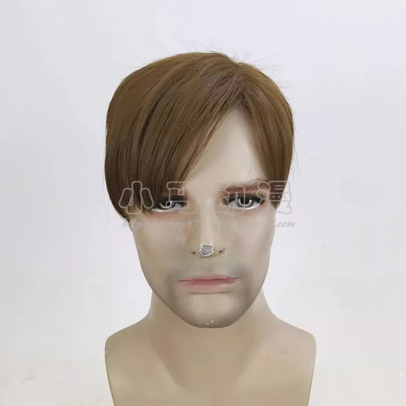 DY20Silenthill 2 جيمس ساندرلاند الشعر تأثيري أغطية الرأس قصيرة براون التصميم شعر مستعار كوميدي 25