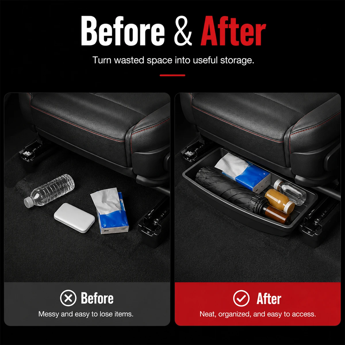 PINMOAP Car Under Seat Storage - Car Accessories Useful 评论和价格
