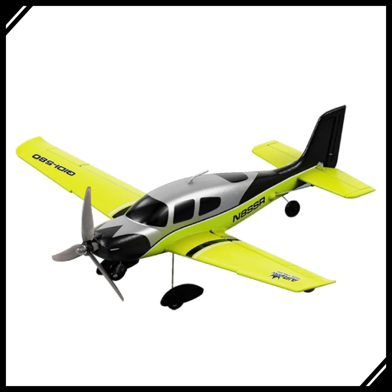 

QIDI580 SR22 RC Airplane 4CH Fixed Wing Glider with Brushless Motor 2.4G Remote Control Electric Foam Model Plane Toy for Kids