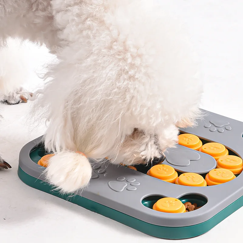 

Dog Puzzle Toys Slow Feeder Interactive Increase Puppy IQ Food Dispenser Slowly Eating NonSlip Bowl Pet Cat Dogs Training Game