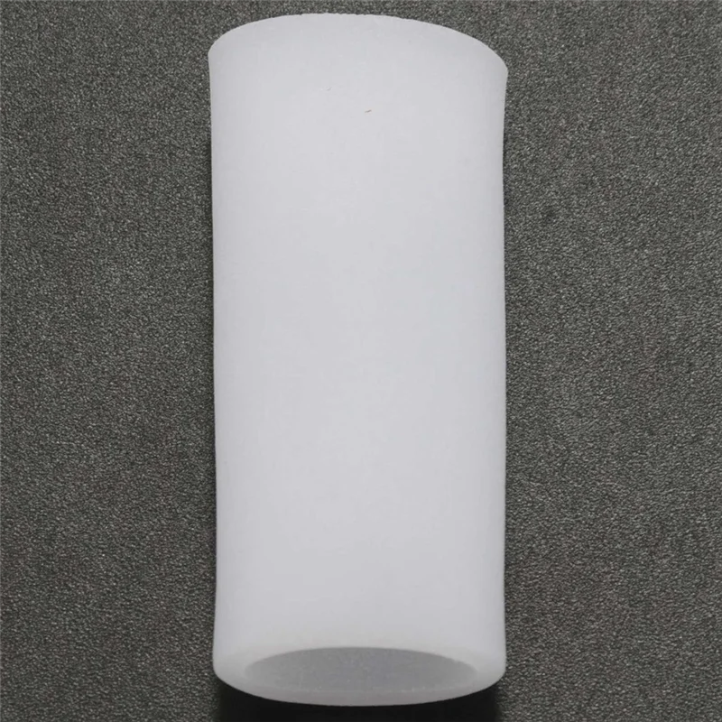 B01C-50 Uds Gel de silicona Protector de tubo para dedo mangas para aliviar el dolor por fricción herramienta para el cuidado de los pies protección de los dedos