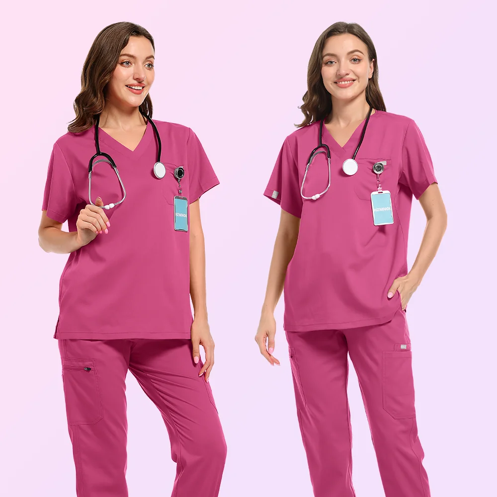 Top da donna uniforme chirurgica all'ingrosso in fabbrica con gonna scrub uniformi mediche donna taglie grandi uniforme clinica punto unisex