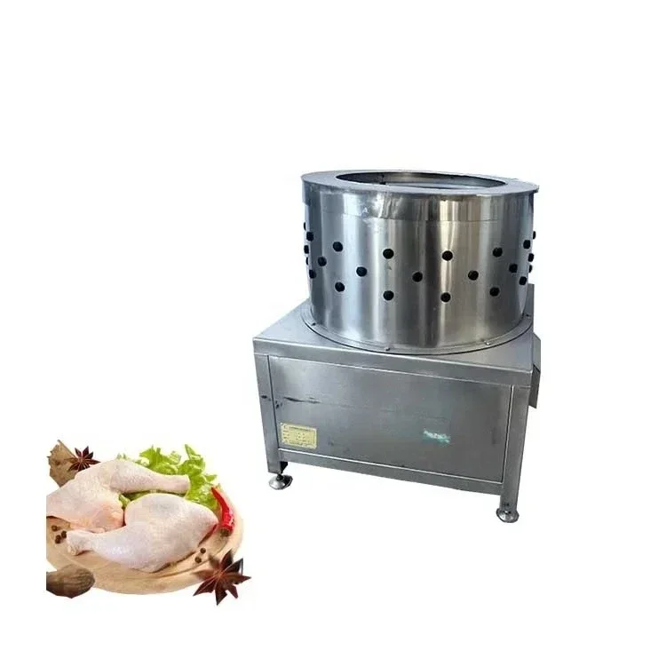 Homemade Chicken Scalding and Defeathering Plucking Feather Poultry Plucker with Water Inlet Machine Slaughter Equipment