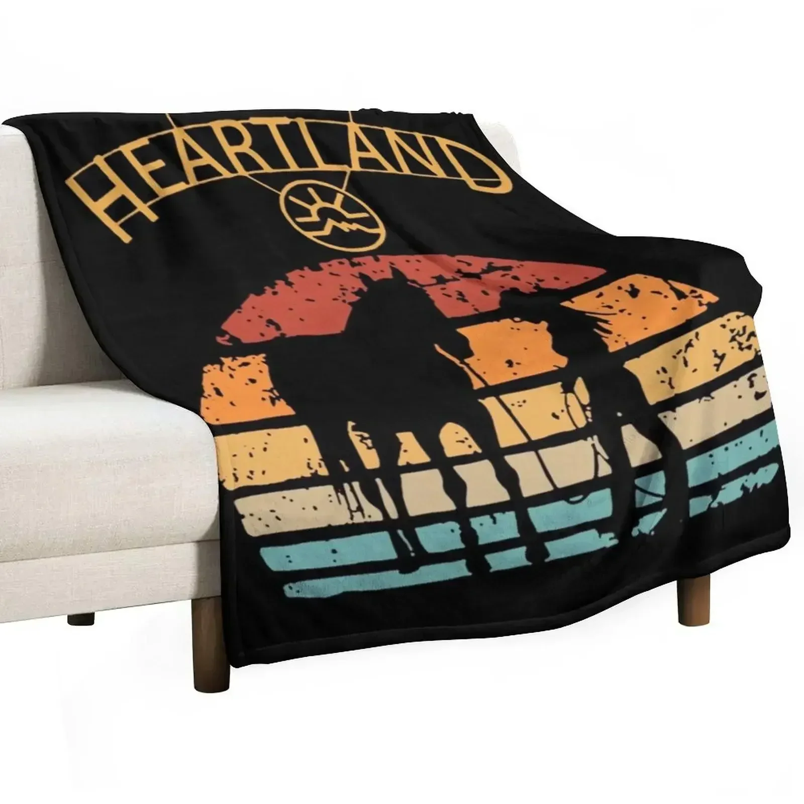 

Heartland Throw Blanket Bed Fashionable Soft Plaid for babies blankets ands Blankets