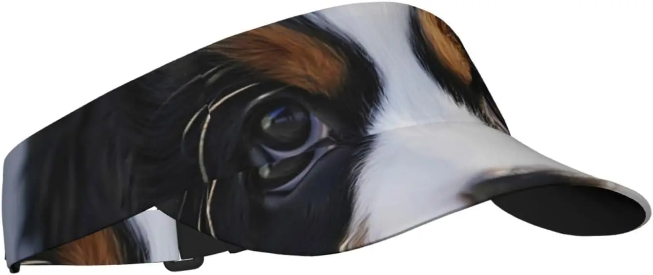 Sport Sun Visor Hat Bernese Mountain Dogs Lightweight Sun Hat Cap for Baseball Gym