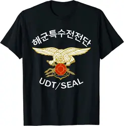 South Korean Navy Special Forces UDT SEAL T-Shirt Unisex T-shirts Cotton Luxury Brand Vintage Oversized