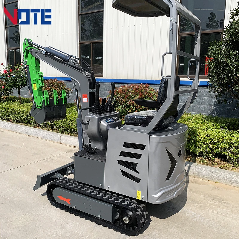 Mini escavatore del motore diesel di alta efficienza Mini scavatore di vendita della fabbrica da 1 tonnellata con il piccolo bagger multifunzionale di buona corsa