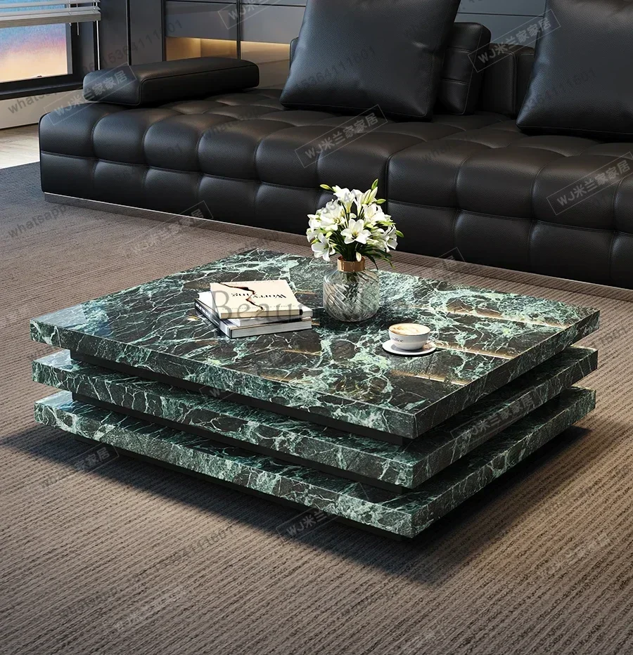 YJ  Large Size Vintage Side Table Professional Beauty Room Decor Fashion Clear Coffee Table Funky Mesas Bajas Trendy Furniture