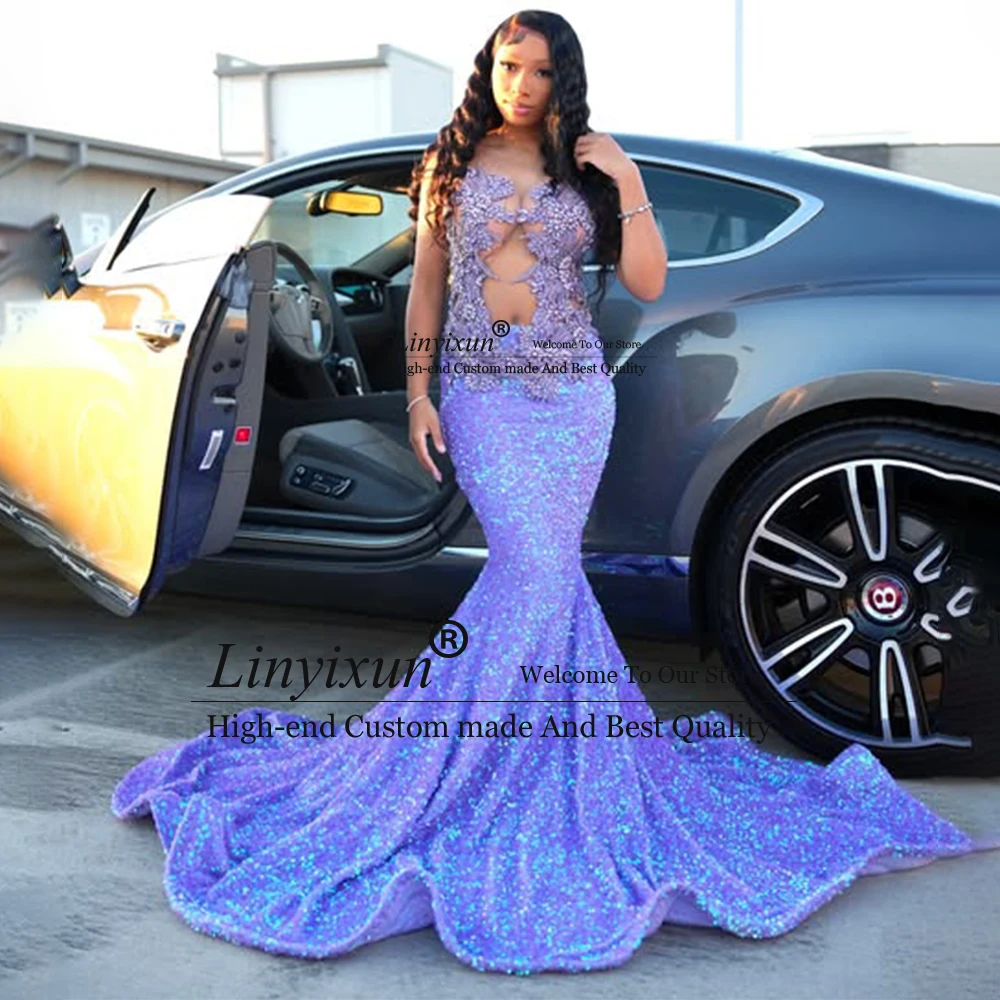 مثير الساطع الترتر فساتين لحضور الحفلات الموسيقية كريستال حورية البحر مساء رداء حفلات مخصص بريق حجر الراين بلا أكمام الجلباب دي سواريه