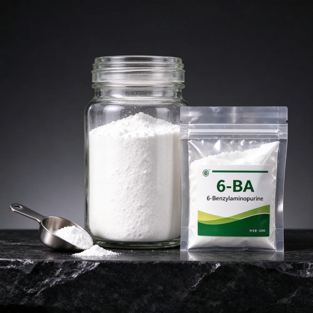 6-Benzylaminopurine 6-BA Powder Plant Growth Regulator Promotes Flower Bud And Fruit Retention Cell Division Fertilizer Raw Mate