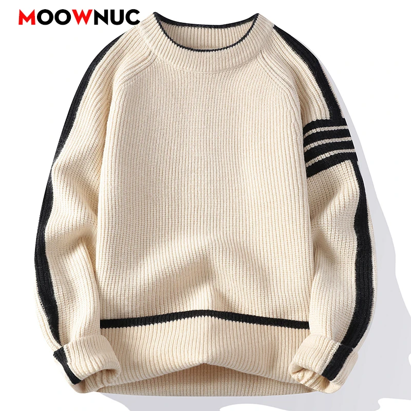 Spring Pullovers Sweater For Men Autumn Men's Clothing Male Men's Sweat-shirt Casual Streetwear Knit Fashion Hombre Warm