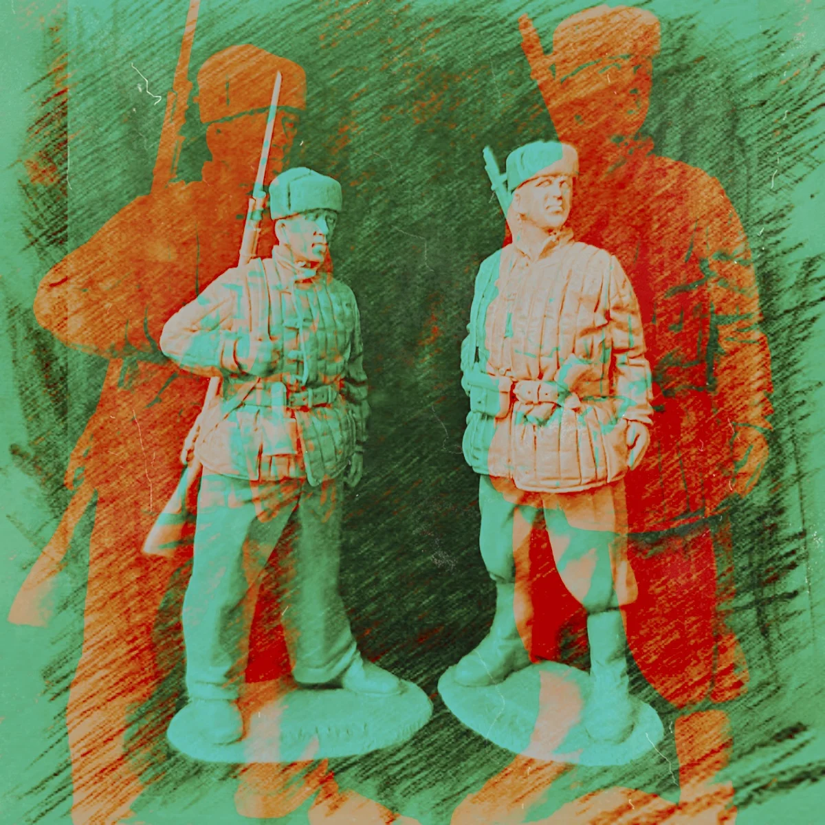 

Набор неокрашенных фигурок из смолы в масштабе 1/35, военная тематика, Московский милиционерский отряд, в разобранном и неокрашенном виде, GK,1230R