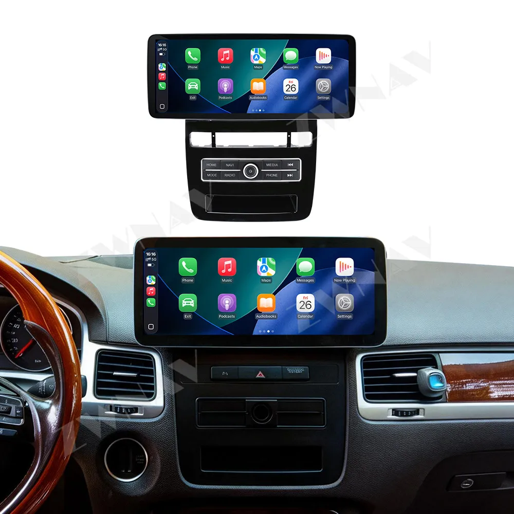 

12.3” For Volkswagen Touareg 2011 to 2017 Android 15 auto touch screen GPS navigation carplay multimedia player radio head un