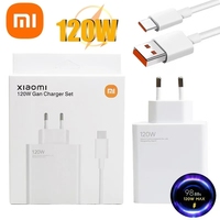 Xiaomi Original Charger Turbo Fast Charge 120W Eu/Us Hypercharge Adapter for Redmi Note 11 12 13 Pro Plus 5G Mi 14 13 13T Cable