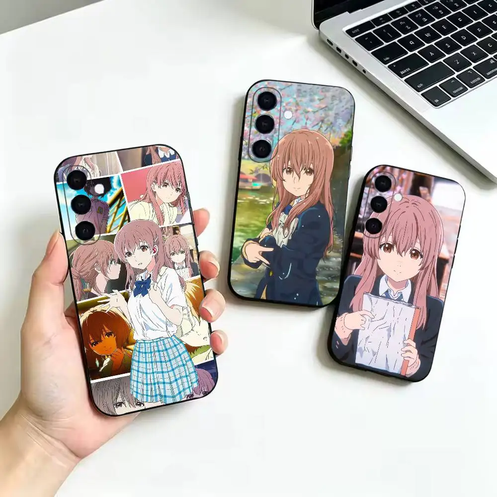 Anime N-Nishimiya Soft Silicone Protective Cover, Suitable for Samsung Galaxy A02S,A12-A52,A21S,A31,A41,A51,A71-A73,A30S