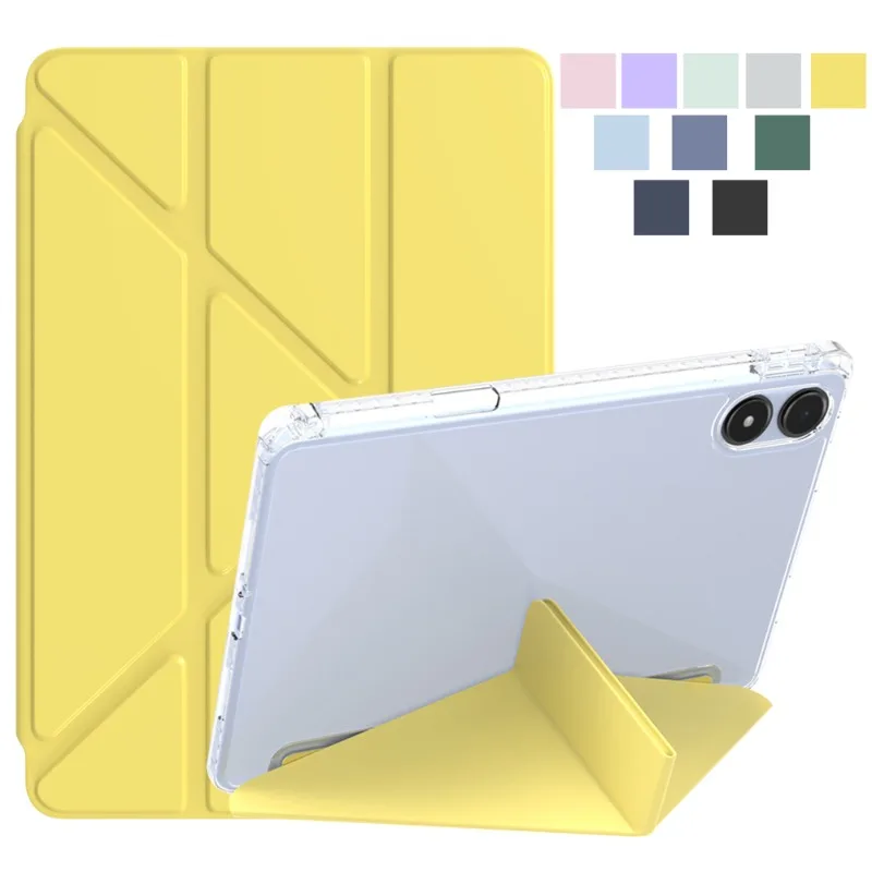 

Acrylic Case for Xiaomi Poco Pad 12.1'' / Redmi Pad Pro 12.1 Hard Case with Pencil Slot with Foldable Stand Auto Sleep/Wake Up