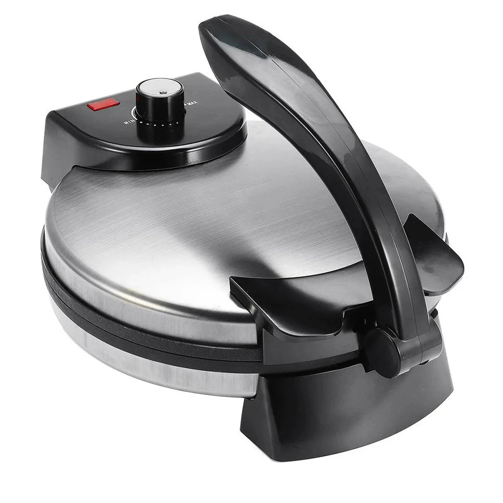 Double Side Heating Roti Maker Electric Crepe Pancake Machine Non-stick  Electric Griddle for Home  Breakfast