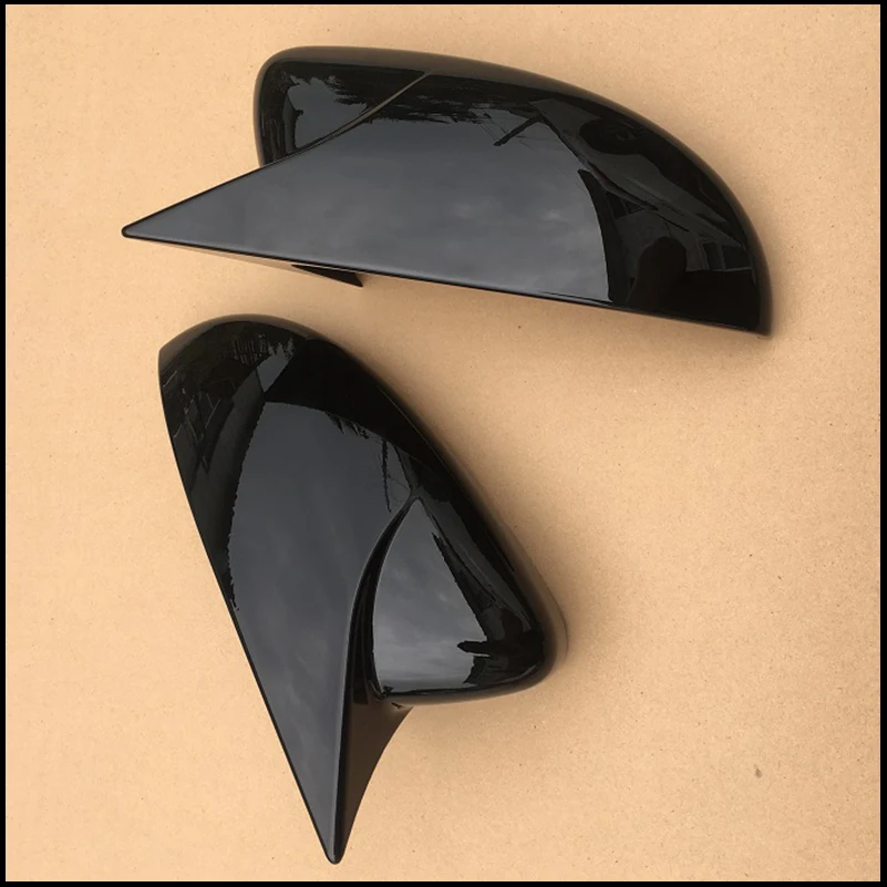 For VW Volkswagen Scirocco 2009-2018 Door Side Wing Rearview Mirror Cover Cap Trim With Horn Car Styling Auto Accessory