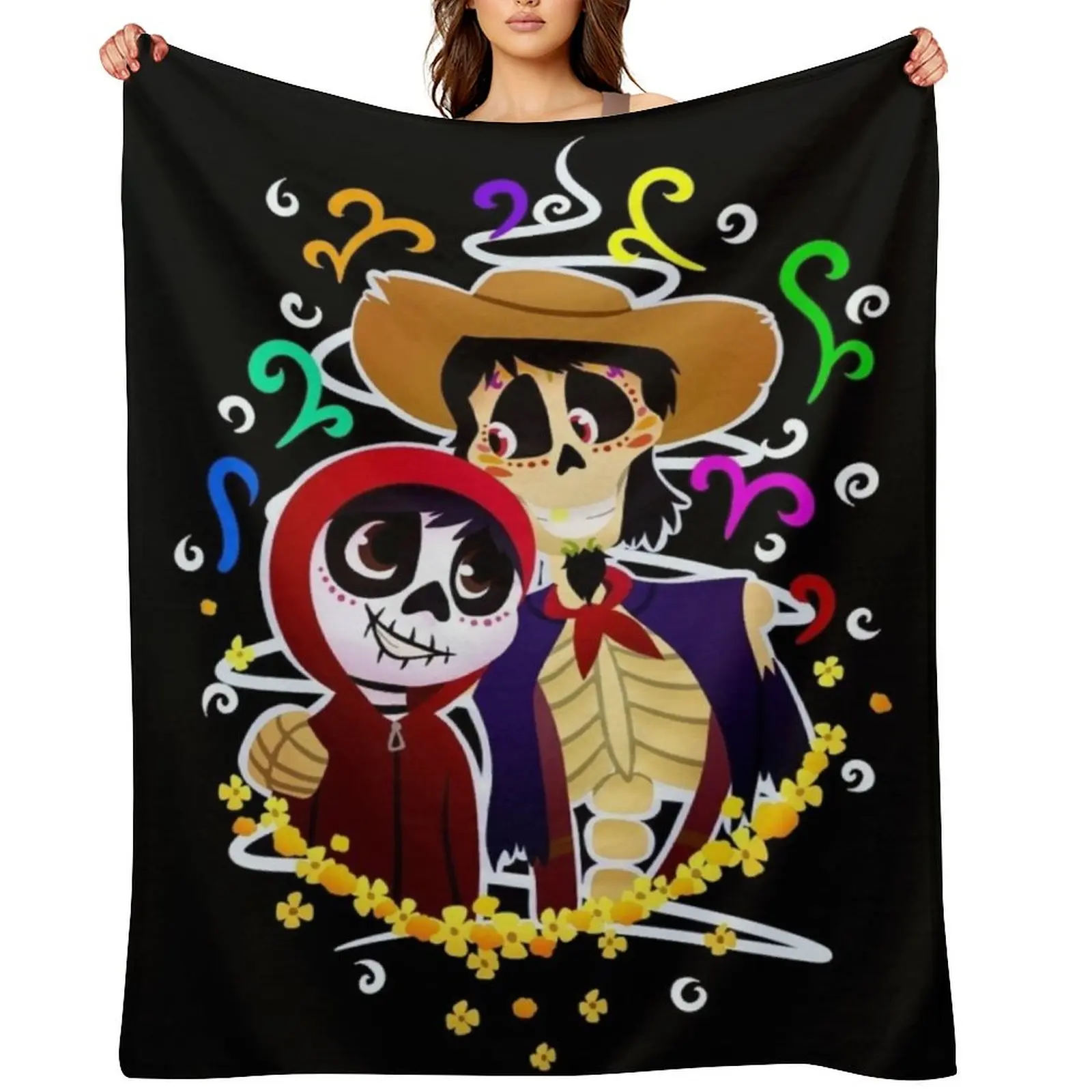 

Un Poco Loco Throw Blanket Personalized Gift Winter beds Camping Soft Big Blankets