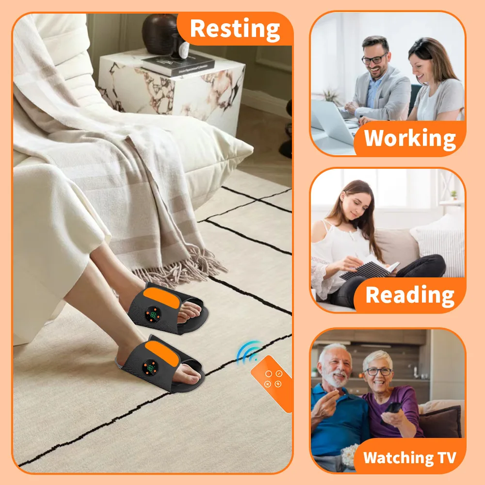 

Электрический массажер для ног, массажная подушечка для стоп, устройство для расслабления мышц, инструмент для массажа ног