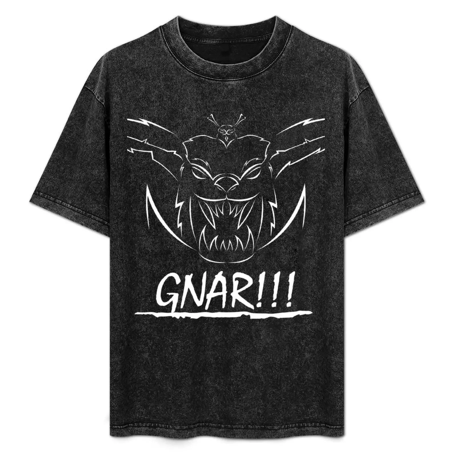 

GNAR!!! T-Shirt Abstract Pattern Print Top
