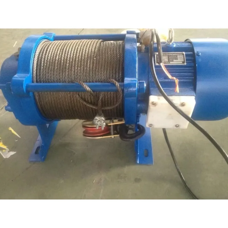 Mini Electric 24V Wire Rope Hoist Winch For Small Cranes Applications