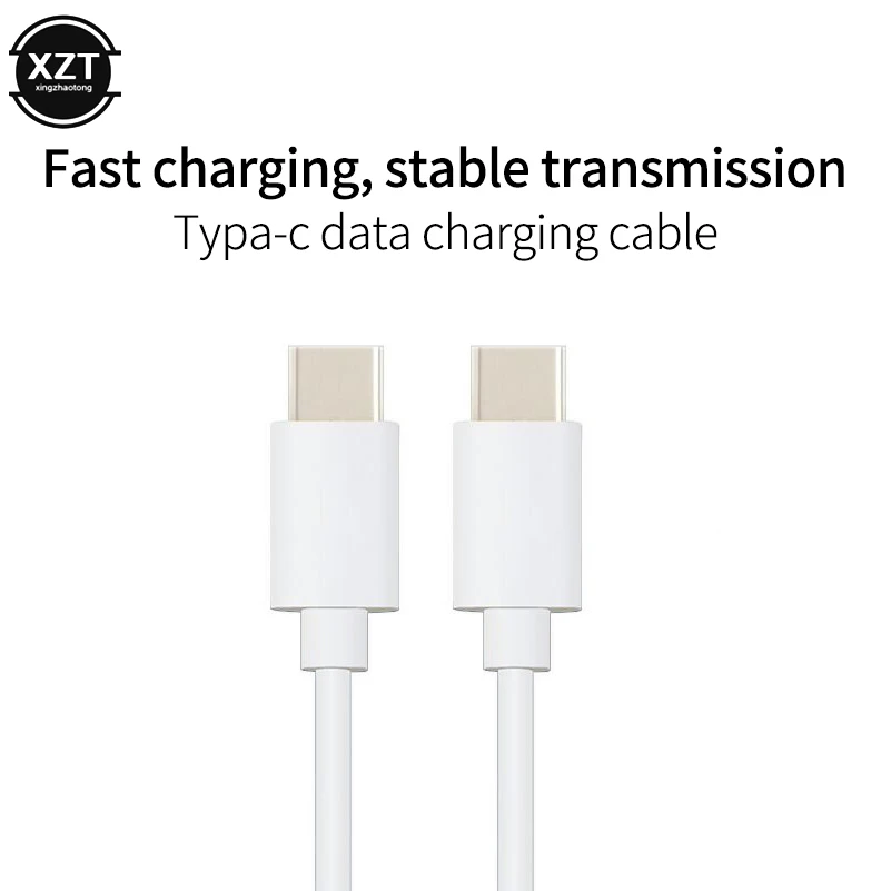 USB-c PD Data Cable Type-c to Type-c  Fast Charging Cable Double Head  Male to Male 3A for Samsung Xiaomi Huawei  Mobile Phone