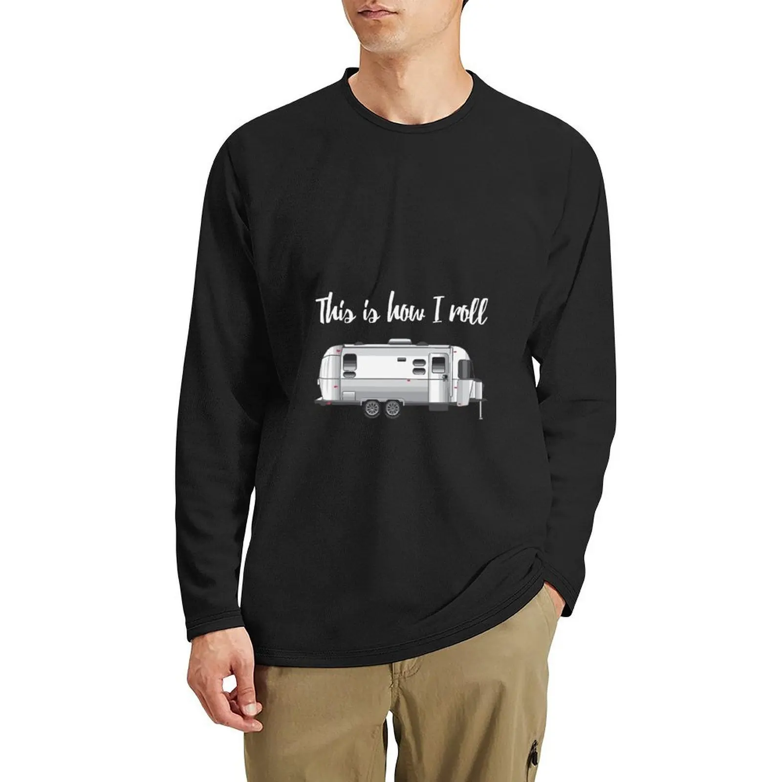 

Airstream Camping Essentials Tee Long T-Shirt tops sublime t shirt boys white t shirts mens t shirt graphic