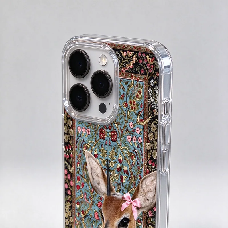 Vintage Rug Deer Phone Case For Xiaomi Redmi 15 Note 17 14 13 12 11S 12S 13C 14C 15C A7 Pro A5 A3 Note15 Pro Plus Cover - view 5