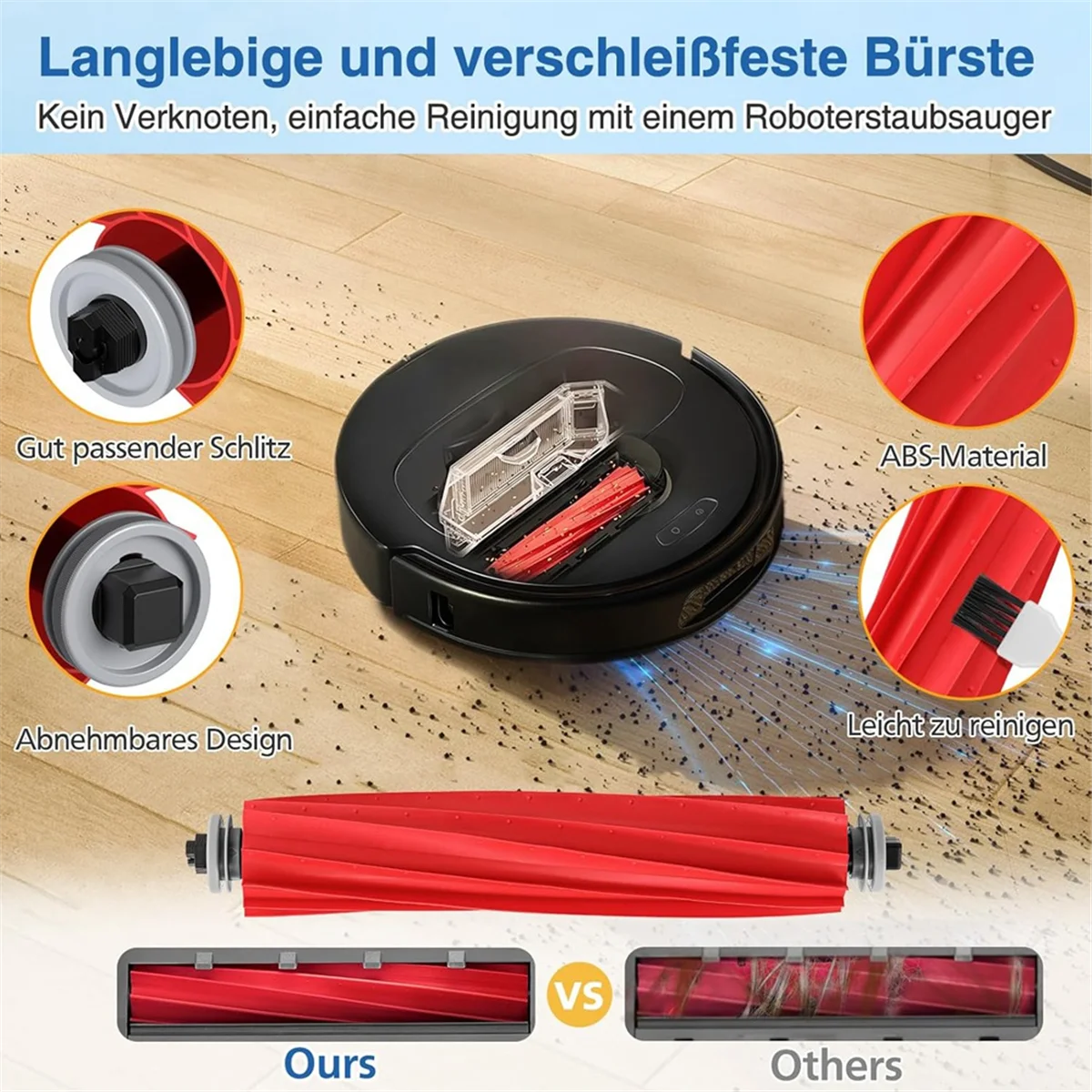 A33F TOP لـ Qrevo S/Qrevo Pro/Qrevo Max V فرشاة جانبية رئيسية فلتر Hepa ممسحة قماش أكياس الغبار استبدال أجزاء جديد