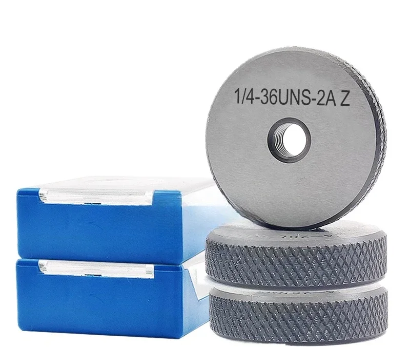 US Ring Gauge Thread  1/4-20 1/4-28 UNF 1/4-36 5/16 3/8 Stop  Pass US Standard  Go and Nogo