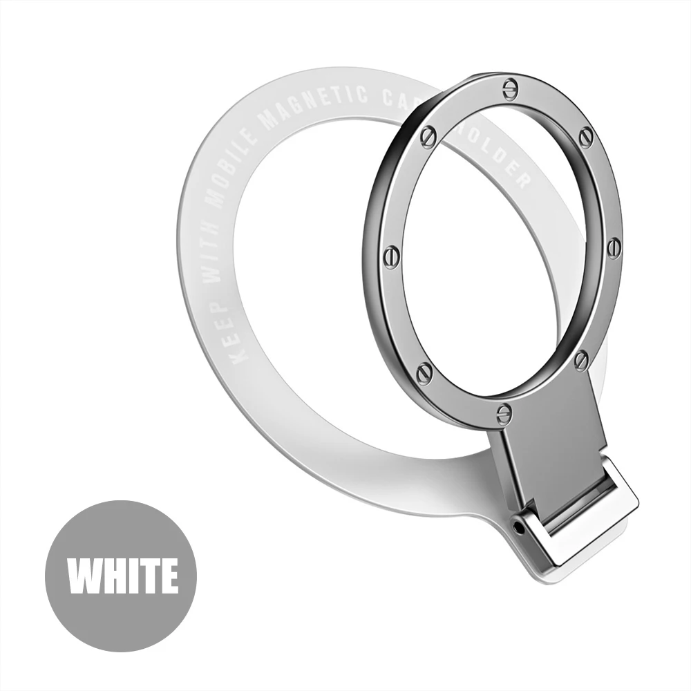 Ultra dünner Luxus faltbarer Schreibtisch Handy Ring halter kabelloses Laden Back sitcker Halterung Fall Zubehör für iPhone 12 13 – Detail 8