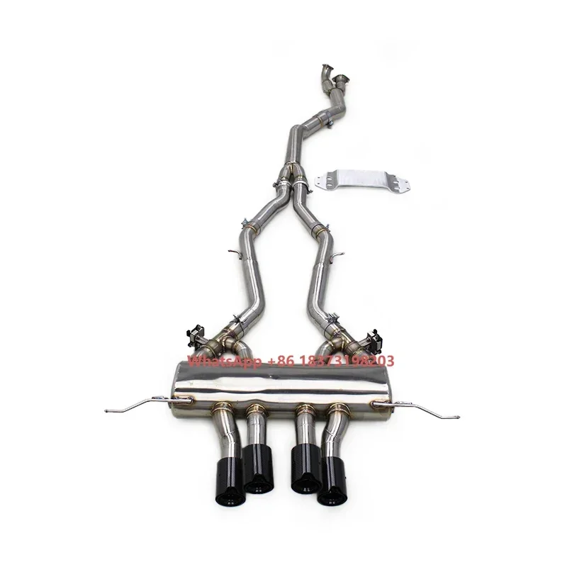 

Выхлопная система OEM M Performance Catback для G80 M3 M4 G82 G83 с двигателем S58 3.0T 2019-2023, выхлопная труба с глушителем и насадкой MP